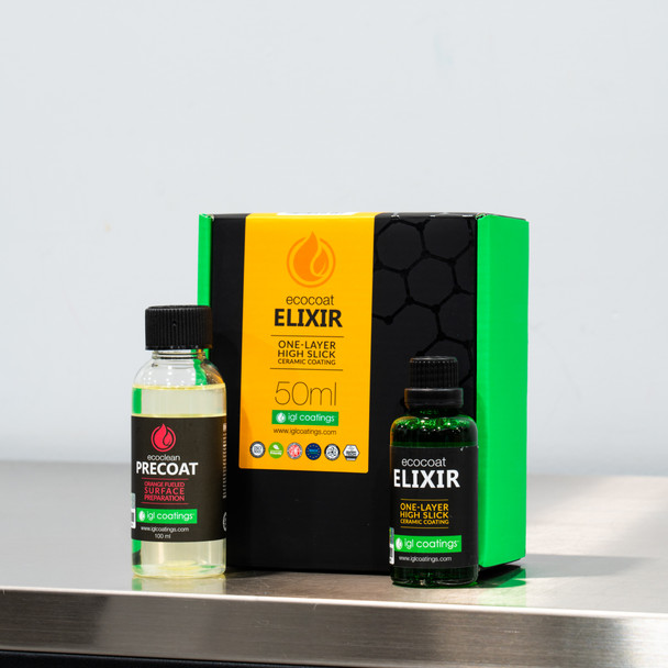 IGL Ecocoat Elixir 50ml | One Layer High Slick Ceramic Coating Kit The Clean Garage