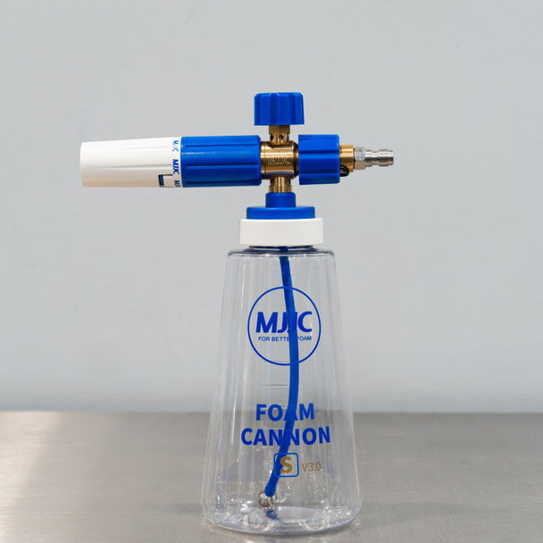 MJJC Foam Cannon S V3.0 Kit | With Wide Mouth Bottle and 1/4" Plug