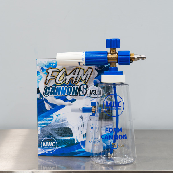 MJJC Foam Cannon S V3.0 Kit | With Wide Mouth Bottle and 1/4