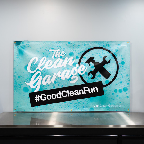 The Clean Garage | Shop Banner | 5'x 3'