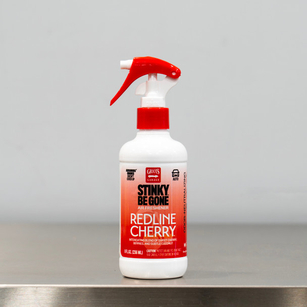 Griots Garage Stinky Be Gone Air Freshener Spray 8oz | Redline Cherry The Clean Garage