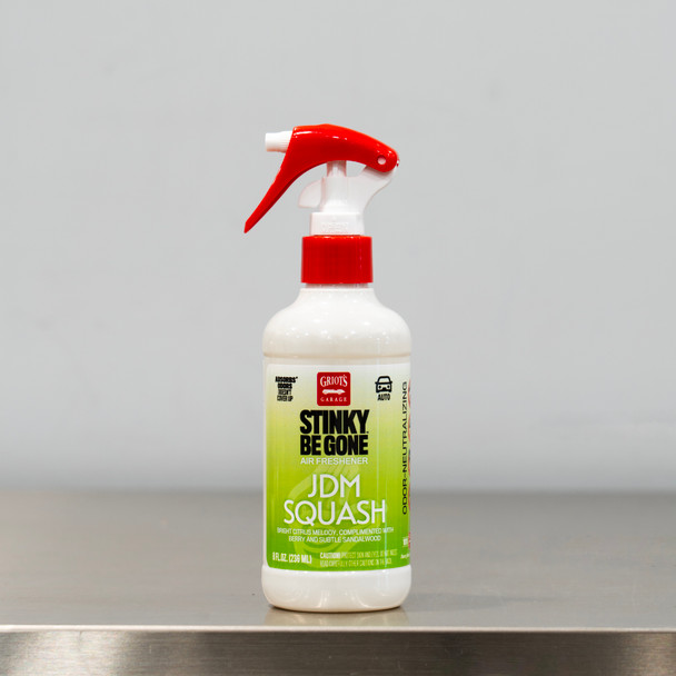 Griots Garage Stinky Be Gone Air Freshener Spray 8oz | JDM Squash The Clean Garage