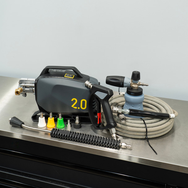 Active 2.0 Pressure Washer | Level 3 Detailing Kit | MTM Hose Gun Wand Foam Cannon | The Clean Garage