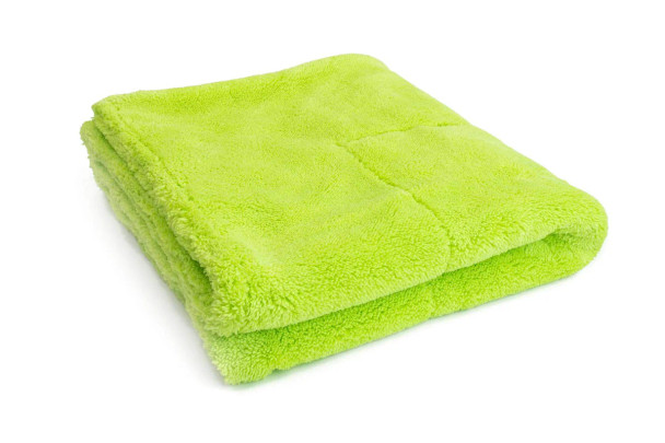 AutoFiber Motherfluffer XL Plush Drying Towel Green | 22" x 22" | The Clean Garage