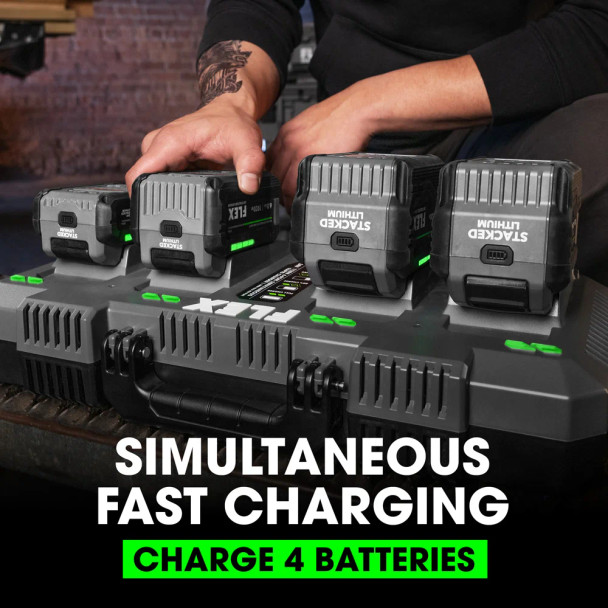 TCG Flex 24V 1120W 4 Port Simultaneous Rapid Charger | FX0451-Z