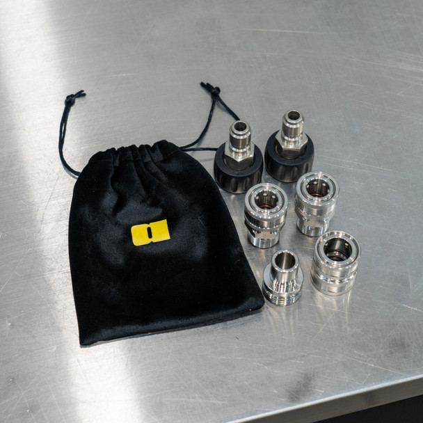 Active Premium Quick Connect Kit | 6 Stainless Fittings for M22 Hose