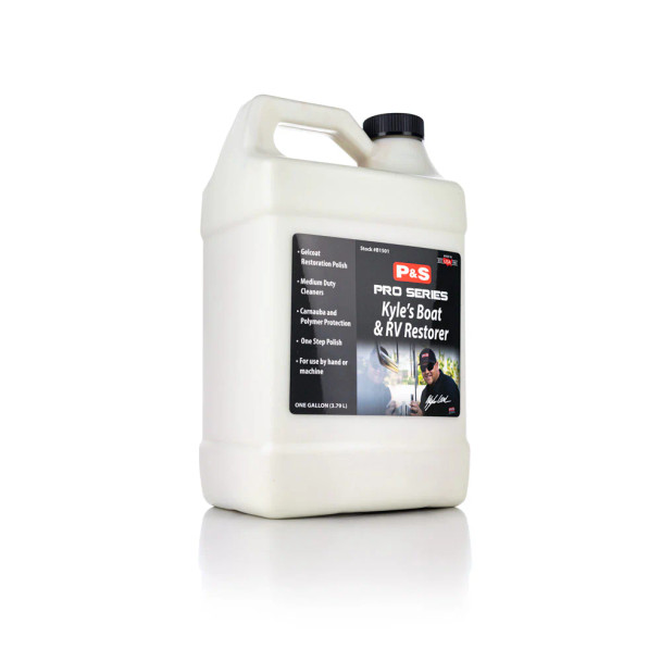 P&S Kyle’s Boat & RV Restorer 1 Gallon | Marine One Step Compound Polish | The Clean Garage