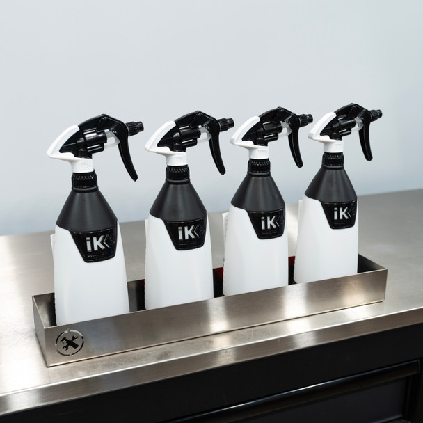 The Clean Garage Stainless Steel Channel Bottle Holder Shelf
