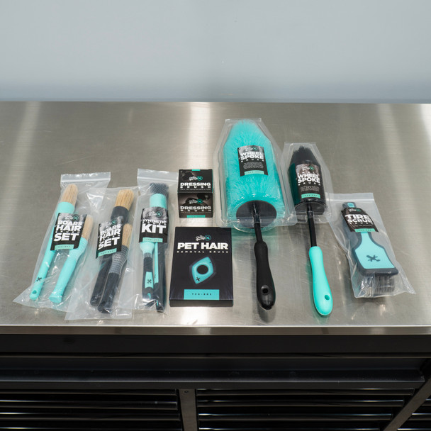 Clean Garage Detailing Brush Starter Kit | 11 Brushes