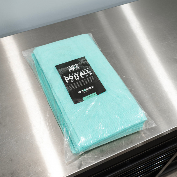 The Clean Garage Do It All Microfiber Towel | Mint Green | Full Case 180 | Save 10% In Cart