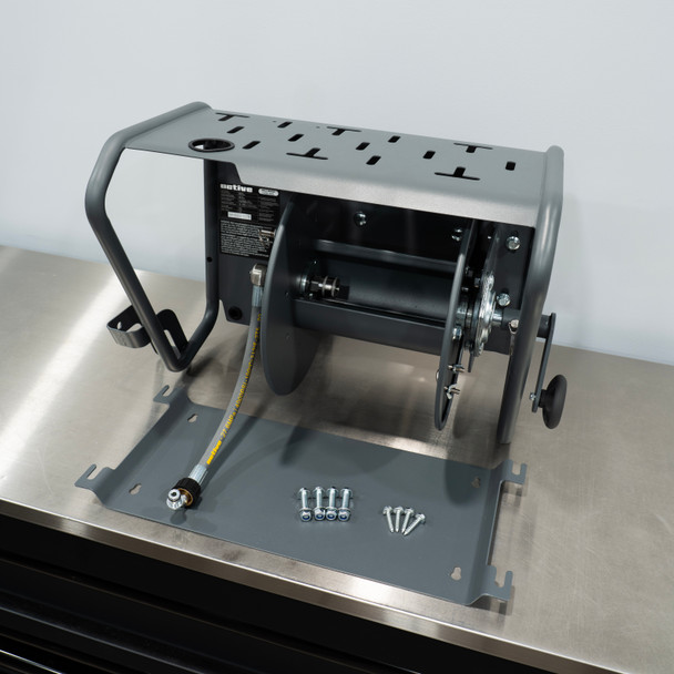 Active Hose Reel and Wall Mount System | Pressure Washer Shelf and Reel Solution *Pre-Order*