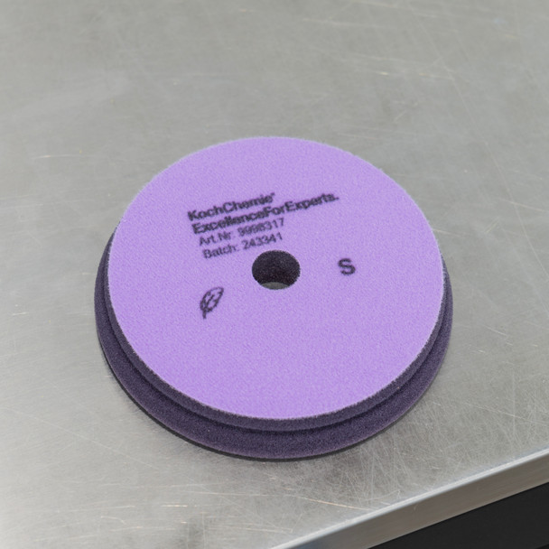 Koch Chemie Micro Cut Soft Foam Pad V2 | Purple | For 5" Backing Plate | The Clean Garage Koch Chemie Micro Cut Soft Foam Pad V2 | Purple | For 5" Backing Plate | The Clean Garage