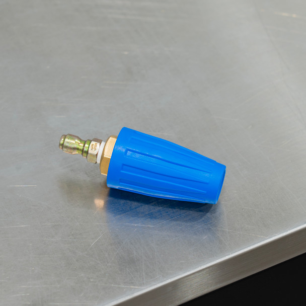 MTM 4000 PSI Blue Turbo Nozzle | With 1/4" Plug | Orifice Size 3.5