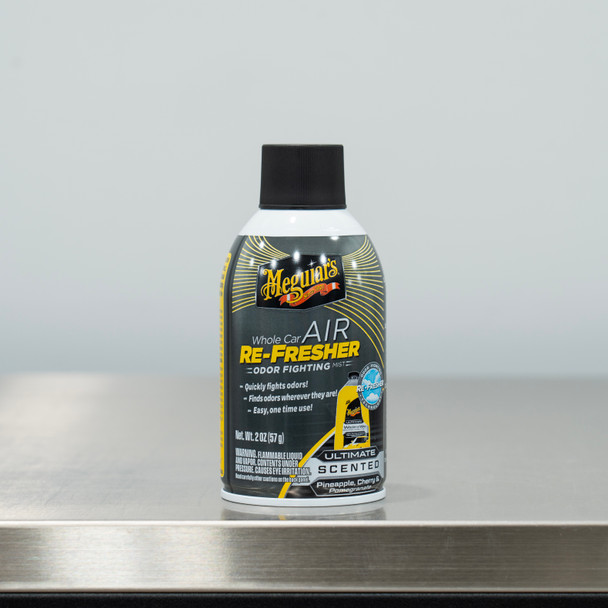 Meguiars Whole Car Air Refresher Spray | Ultimate Scent 2oz Aerosol | The Clean Garage