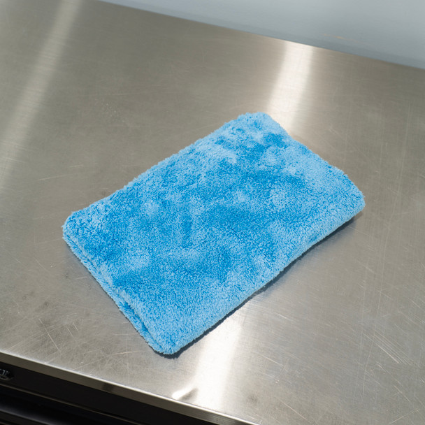 AutoFiber Korean Plush 470gsm LARGE Towel | 16x24 Blue | The Clean Garage