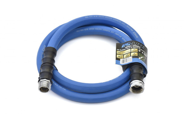 6' BluBird AG-Lite Inlet Hose 5/8" Blue Garden Hose | 3/4" GHT Connections | The Clean Garage