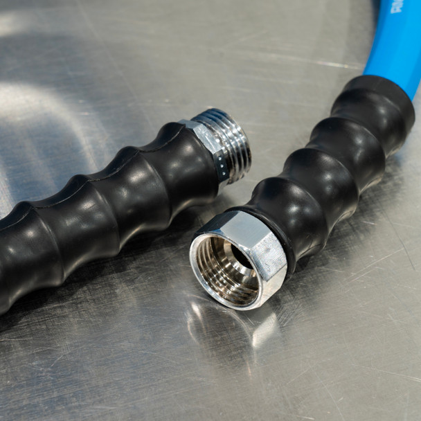 50' BluBird Retractable Garden Hose Reel Blue | 3/4" GHT Connections