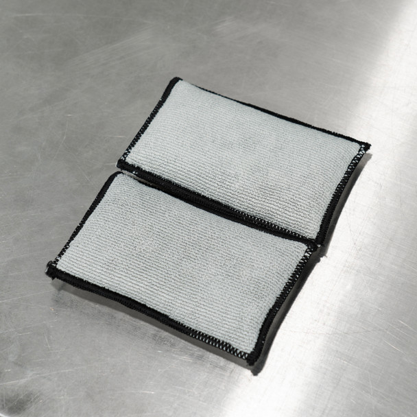 The Clean Garage Interior Scrub Pads | 2 Pack | 2 Sided Scrubber