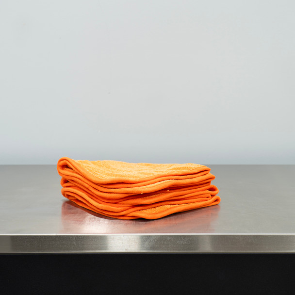 The Rag Company Premium FTW Towel | 3 Pack | Orange | The Clean Garage