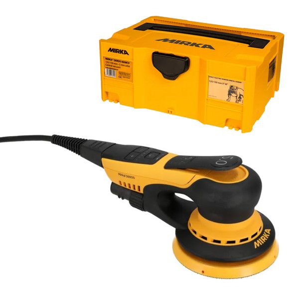 Mirka DEROS II 550X | 5" 5mm Electric Random Orbital Sander with Case | The Clean Garage