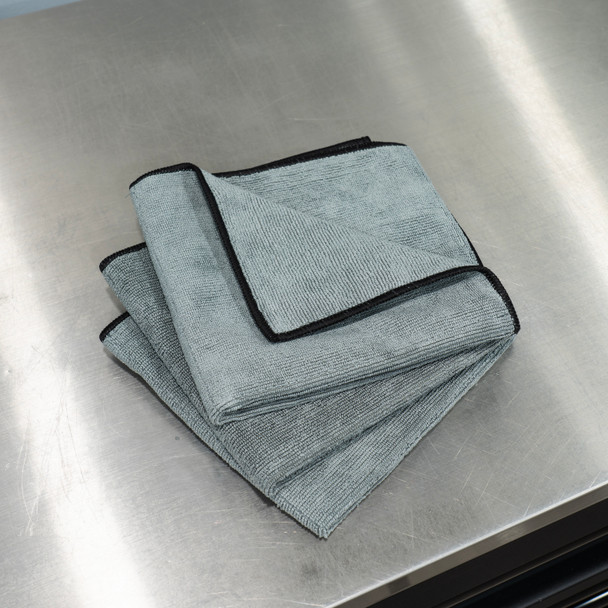 AutoFiber Glass Perfect Towel Gray 900 gsm | 3 Pack | The Clean Garage
