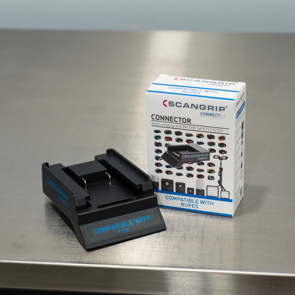 Scangrip Connect Smart Connector For RUPES HLR15 HLR21 Batteries | The Clean Garage