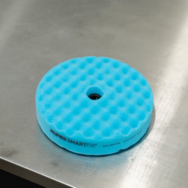Rupes Rotary Smartfix System Double Sided Pad | Blue Coarse Foam | The Clean Garage
