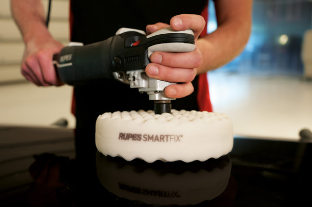 Rupes Rotary Smartfix System Double Sided Pad | White Ultra Fine Foam