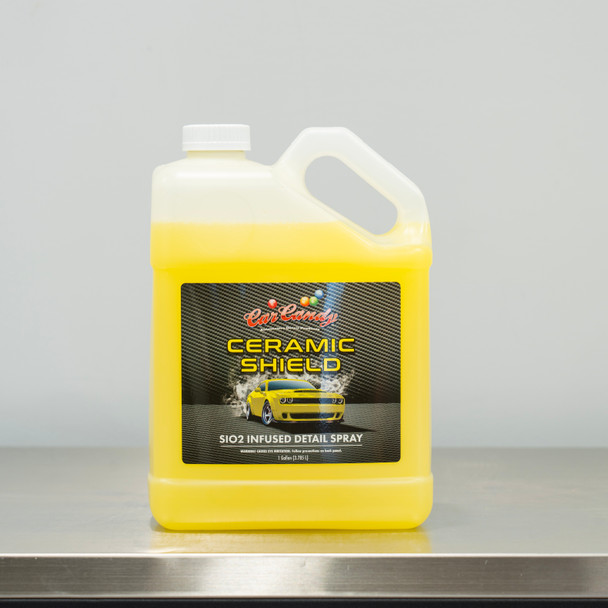 Car Candy Ceramic Shield 1 Gallon | SIO2 Infused Detail Spray | The Clean Garage