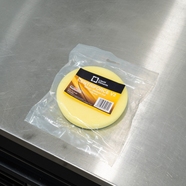 Liquid Elements Centriforce Pads | Yellow Medium | For 5" Backing Plate