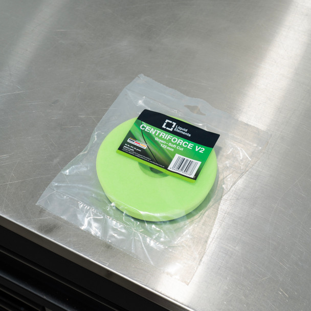 Liquid Elements Centriforce Pads | Green Soft | For 5" Backing Plate