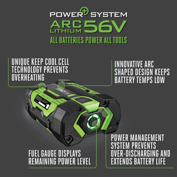 EGO Power+ 56v 2.5Ah Battery | With Fuel Gauge