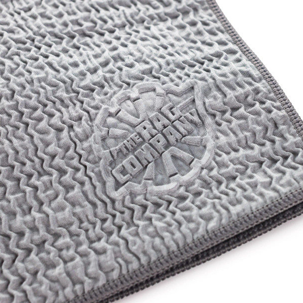 The Rag Company Wrinkle Glass Towel | 3 Pack | Gray