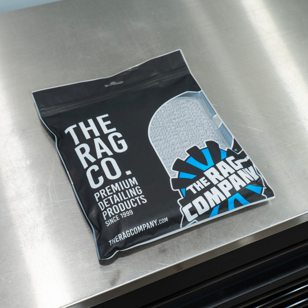 The Rag Company Wrinkle Glass Towel | 3 Pack | Gray
