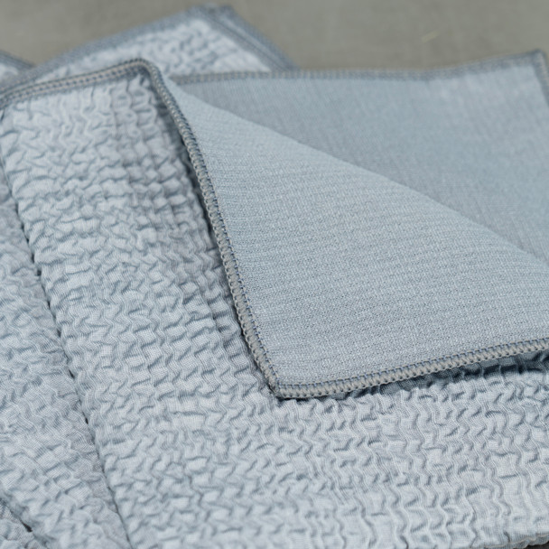 The Rag Company Wrinkle Glass Towel | 3 Pack | Gray