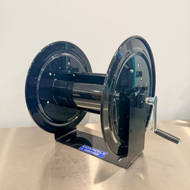 Cox Vacuum Hose Reel Black | Hand Crank | Bare Reel No Hose | The Clean Garage