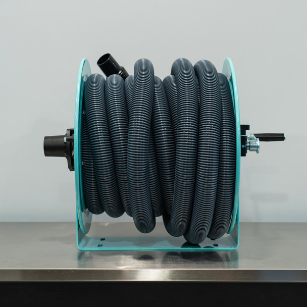 Cox Vacuum Hose Reel | Custom Mint Green | Includes 50' Vac Hose