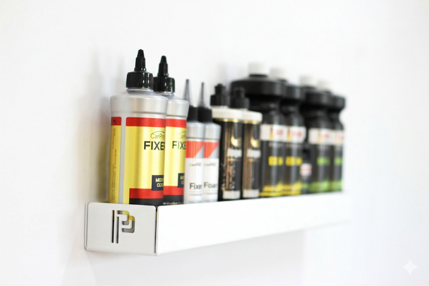 Poka Premium Wall Mount Polish Bottle Holder | 31.5" | *WHITE*