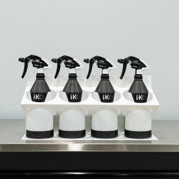 Poka Premium Wall Detail Bottle Holder | Holds 4 Large 1.5L Bottles | *WHITE*