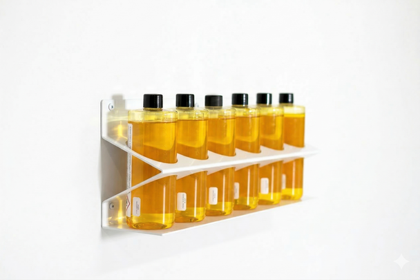 Poka Premium Detail Spray Bottle Holder | Holds 6 16oz 500ml | *WHITE*
