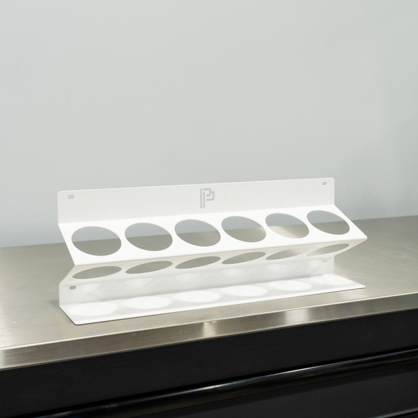 Poka Premium Detail Spray Bottle Holder | Holds 6 16oz 500ml | *WHITE* | The Clean Garage