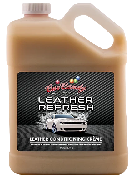 Car Candy Leather Refresh 1 Gallon | Leather Conditioning Cream | The Clean Garage