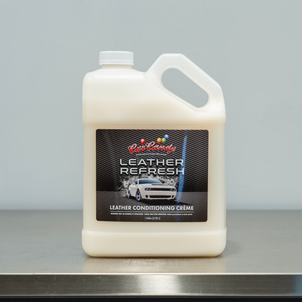 Car Candy Leather Refresh 1 Gallon | Leather Conditioning Cream | The Clean Garage