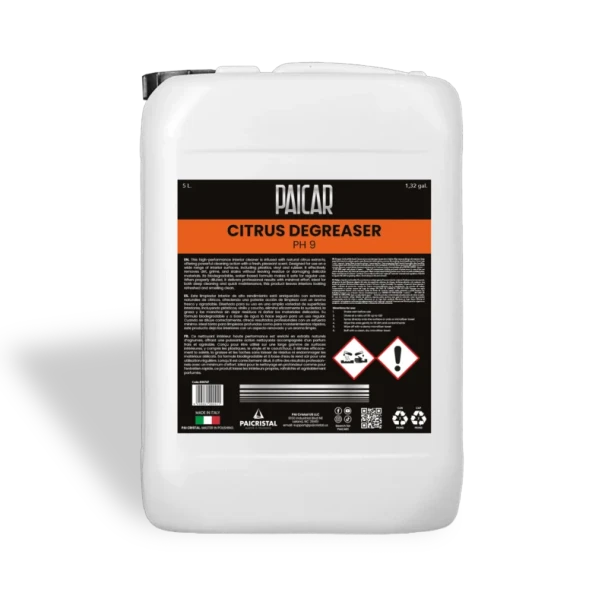 PAICAR Citrus Degreaser 5 Liter | Concentrated Interior Cleaner