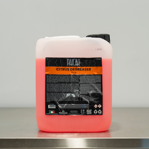 PAICAR Citrus Degreaser 5 Liter | Concentrated Interior Cleaner
