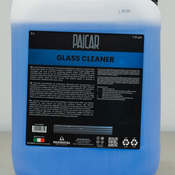 PAICAR Glass Cleaner 5 Liter | Concentrated
