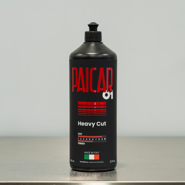 PAICAR 01 Heavy Cut Compound 32oz | Red | The Clean Garage
