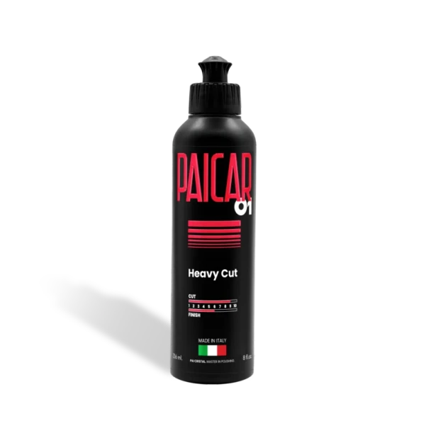 PAICAR 01 Heavy Cut Compound 8oz | Red | The Clean Garage