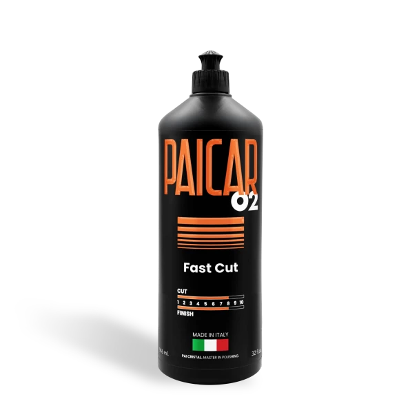 PAICAR 02 Fast Cut Medium Compound 32oz | Orange | The Clean Garage