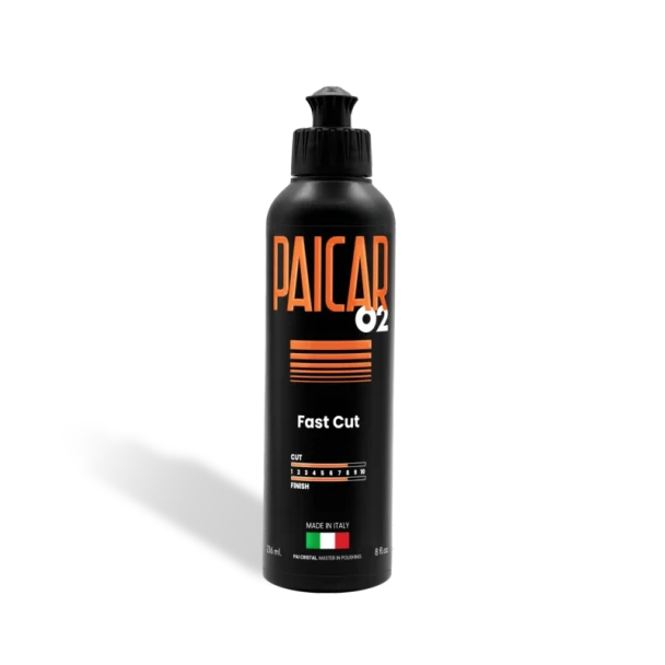 PAICAR 02 Fast Cut Medium Compound 8oz | Orange | The Clean Garage
